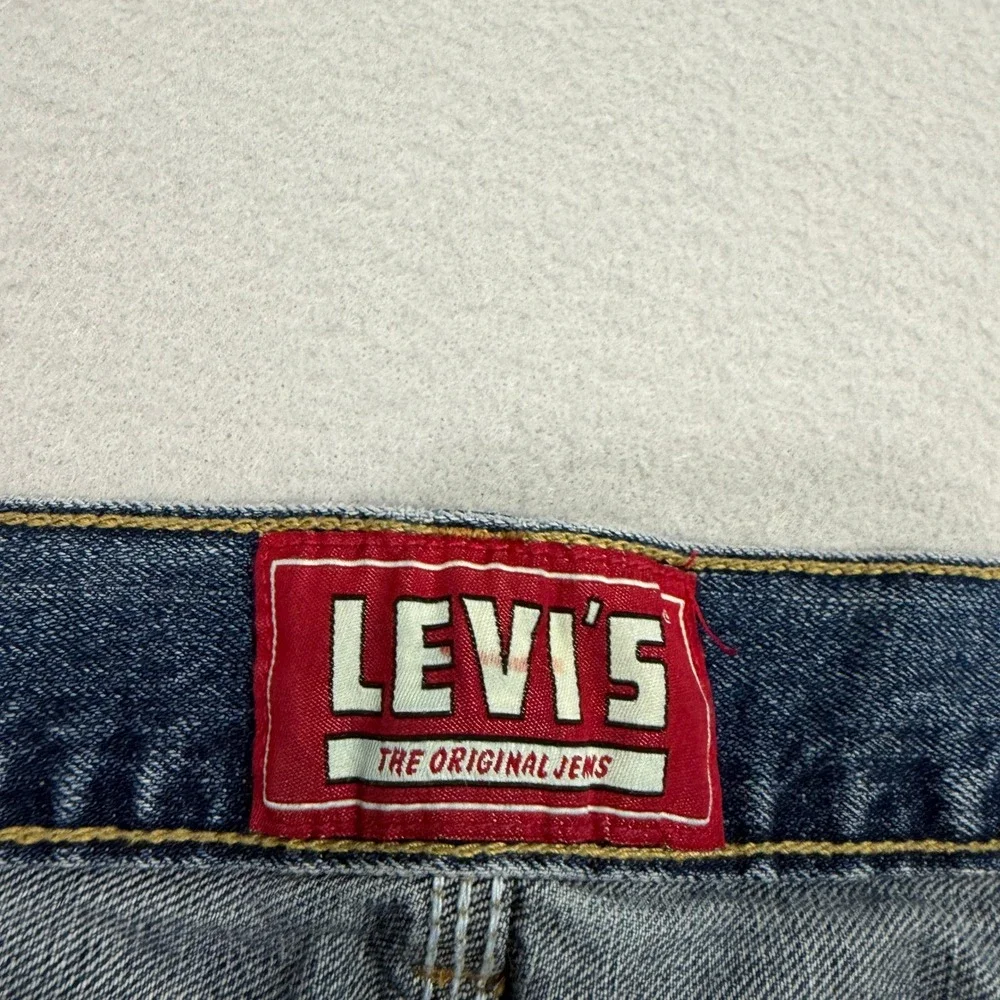 Vintage Levis Jean Shorts Men's 42 Blue 12